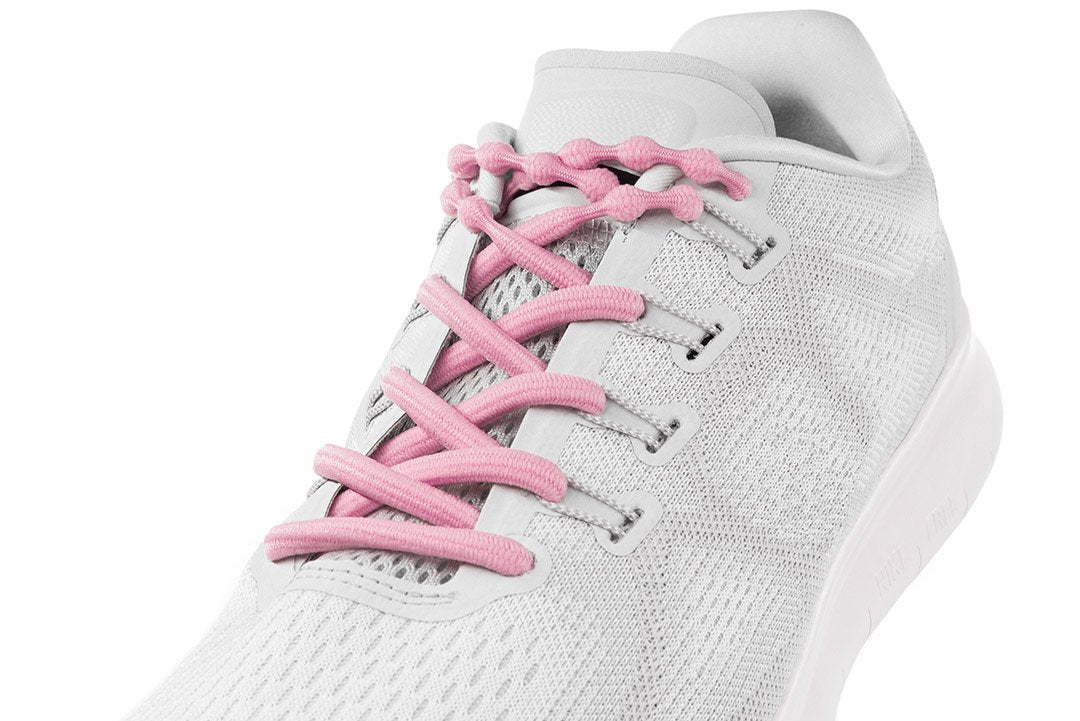 Bubblegum Pink Sport Casual Caterpy No Tie Laces