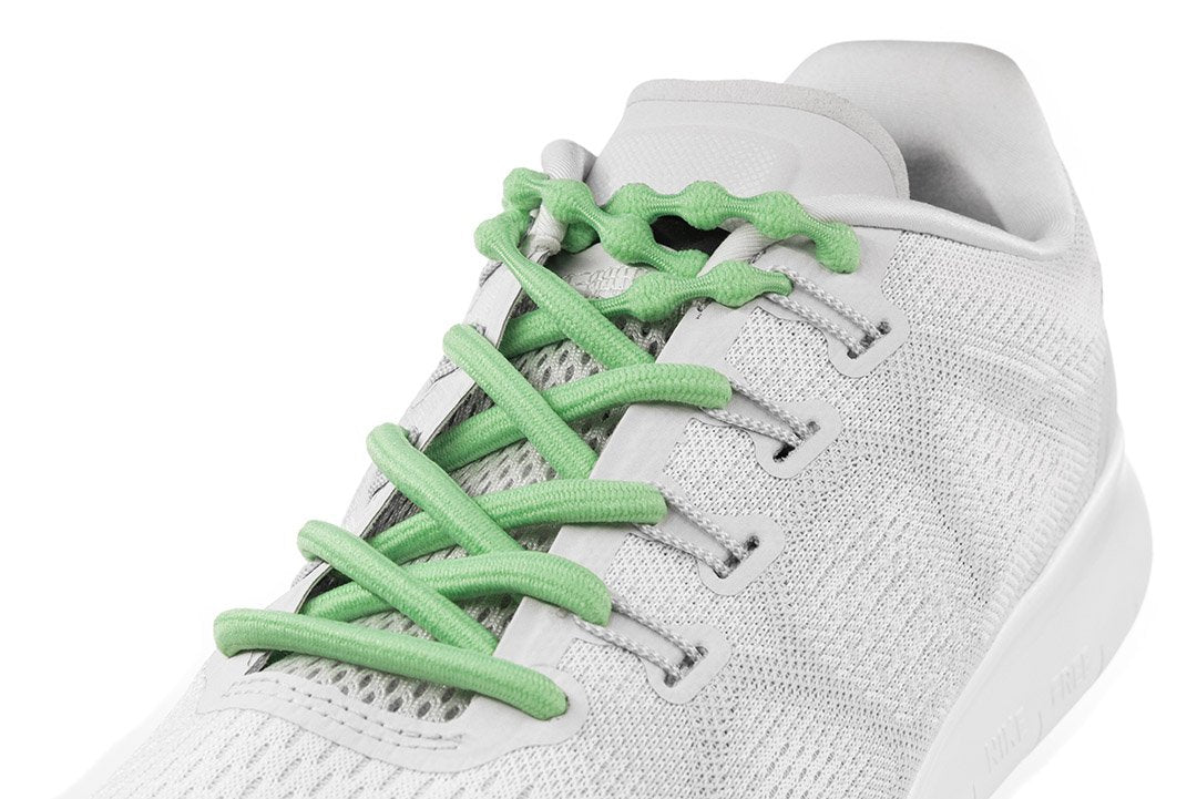Mint Green Sport Casual Caterpy No Tie Laces