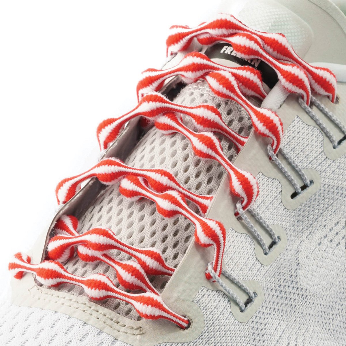 peppermint elastic Caterpy No Tie Shoelaces